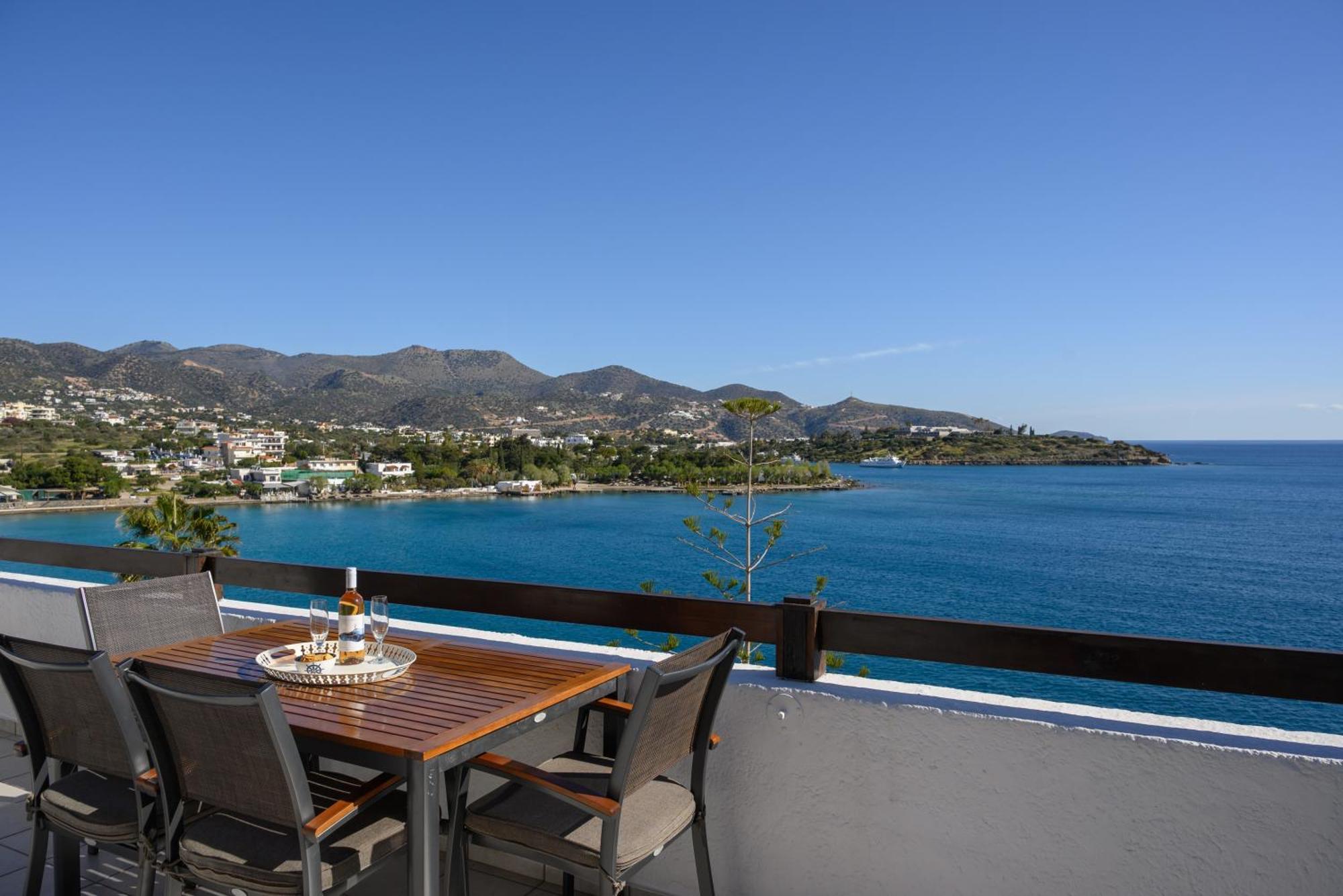 Horizon Central Apartment Amazing View Agios Nikolaos Exterior foto
